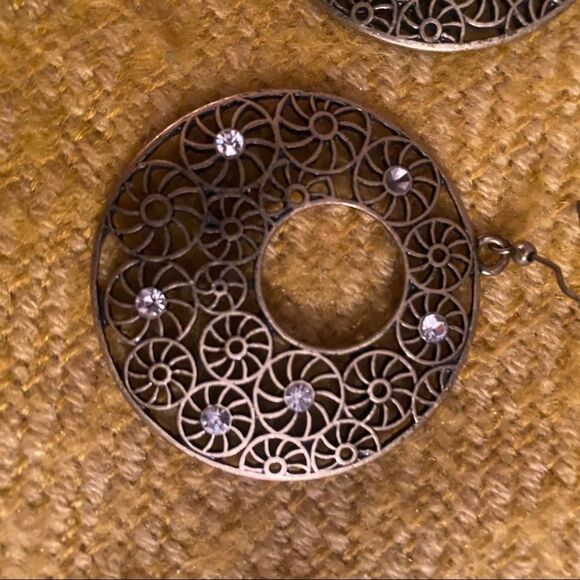 70’s Boho Dangly Earrings - Picture 3 of 3